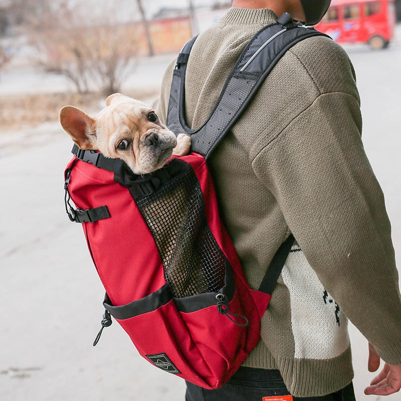 Double Shoulder Portable Outdoor Dog Backpack Bag (Copy)