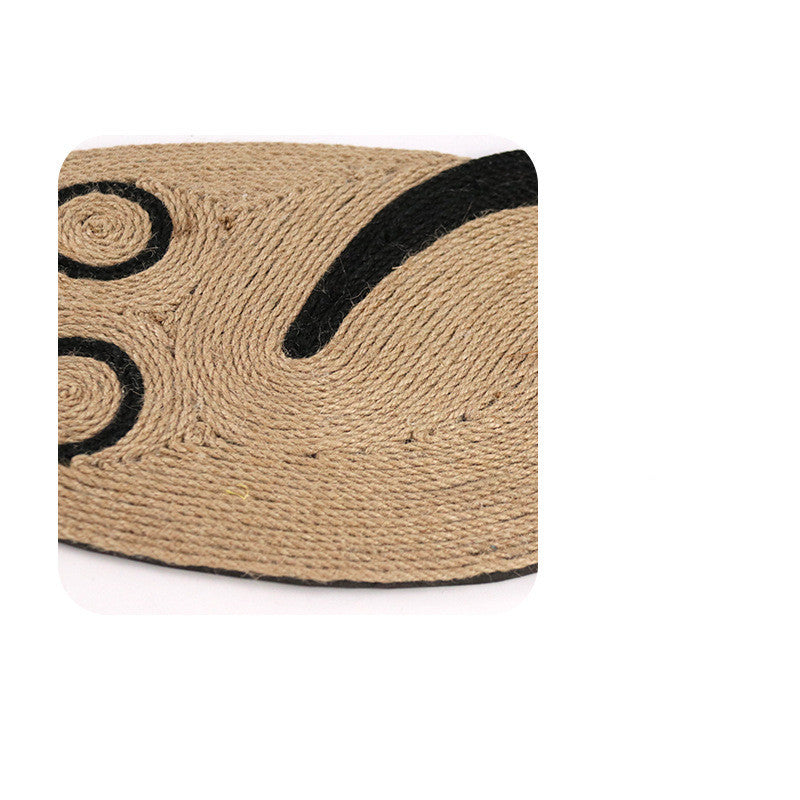 Mouse-Shaped Sisal Cat Scratching Board Pad