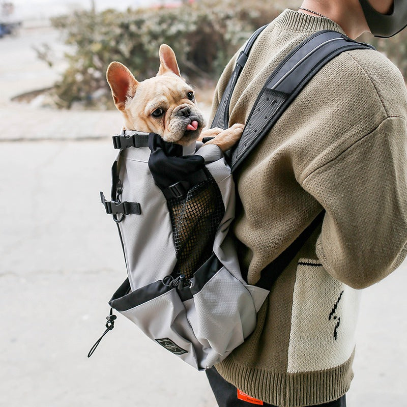 Double Shoulder Portable Outdoor Dog Backpack Bag (Copy)